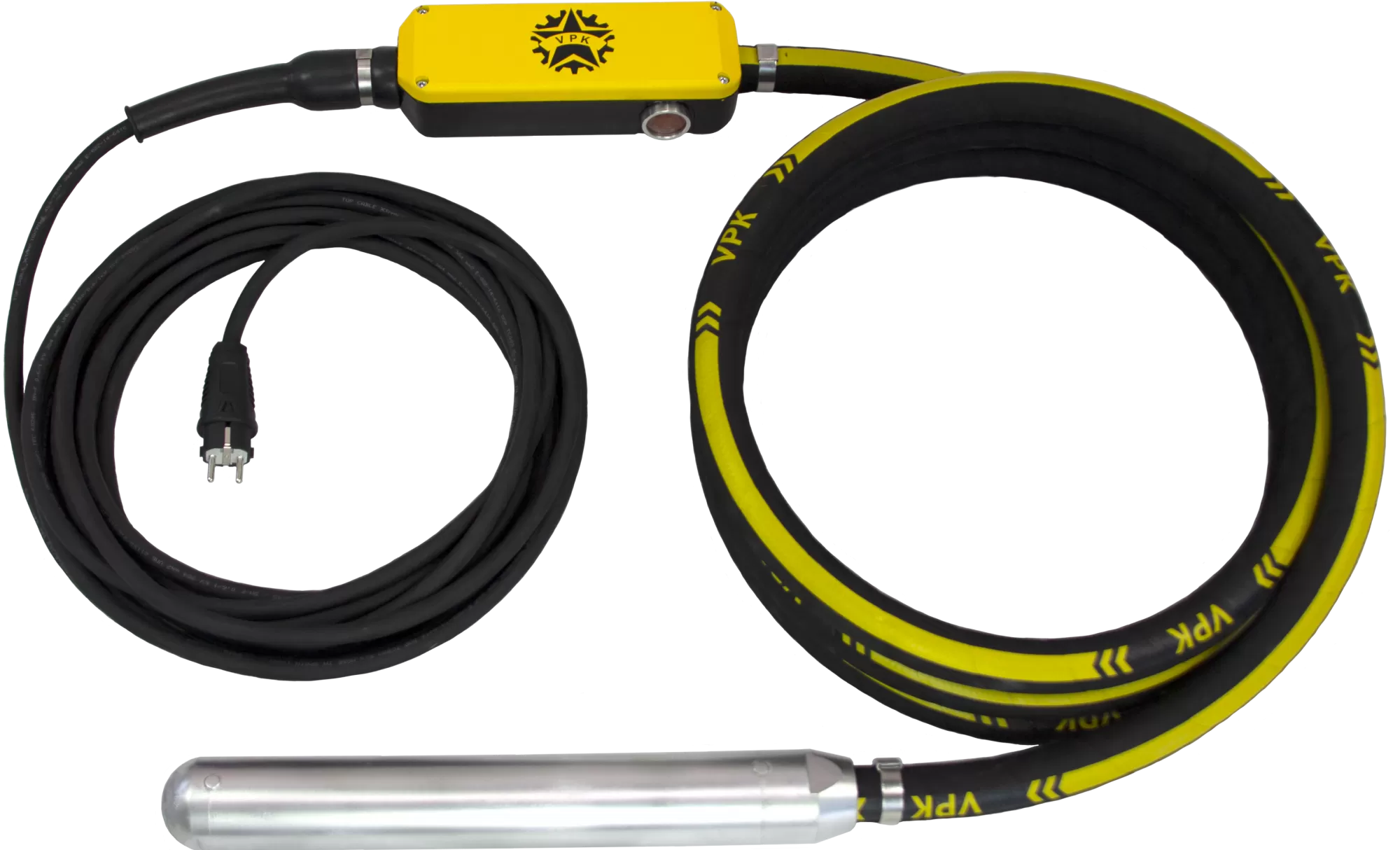 Вибраторы глубинные со встроенным преобразователем Глубинный вибратор с преобразователем VPK Electron light 50